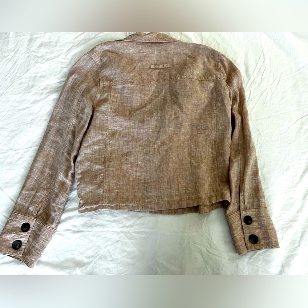 COPY - NWOT Nicole miller linen jacket - Picture 3 of 3